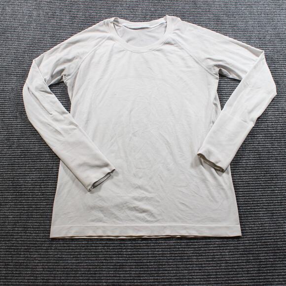 Lululemon Swiftly Tech Long Sleeve Shirt Women's 12 Cream / White / Ivory - Picture 1 of 7